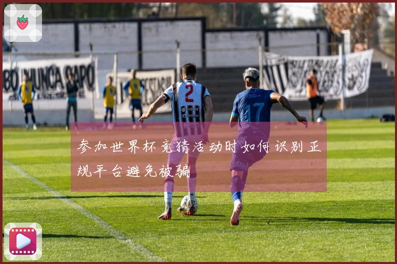 参加世界杯竞猜活动时如何识别正规平台避免被骗